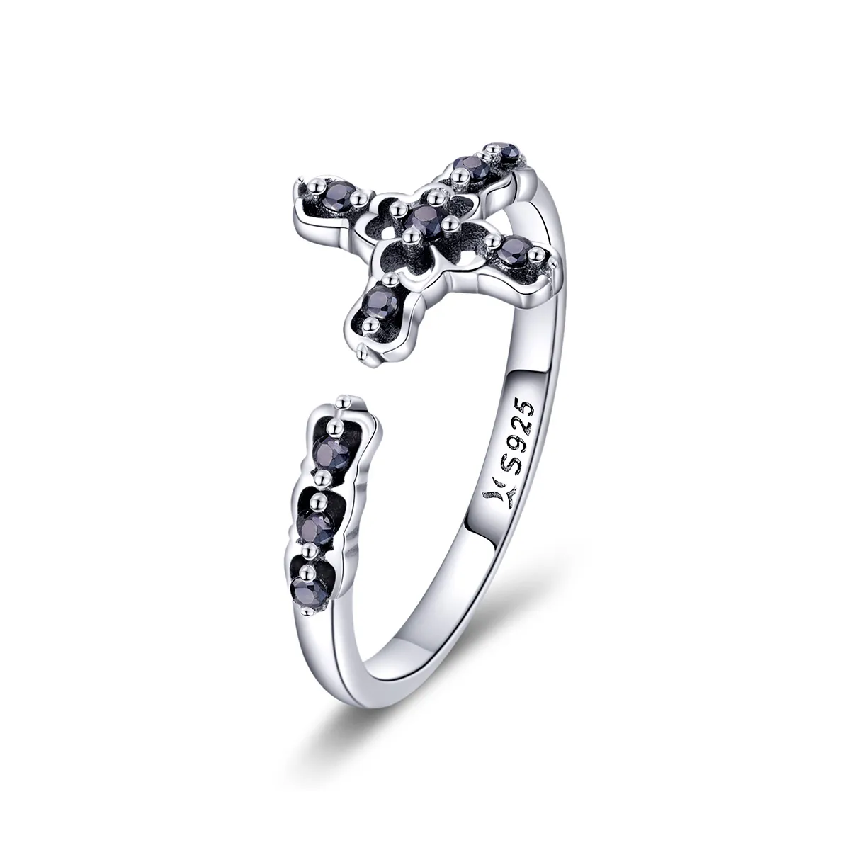 Silver Light of The Cross Ring - PANDORA Style - SCR447