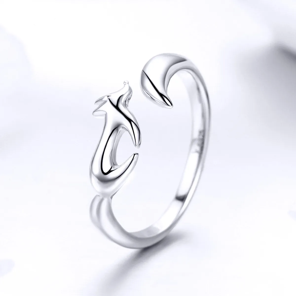 Silver Little Fox Ring - PANDORA Style - SCR478