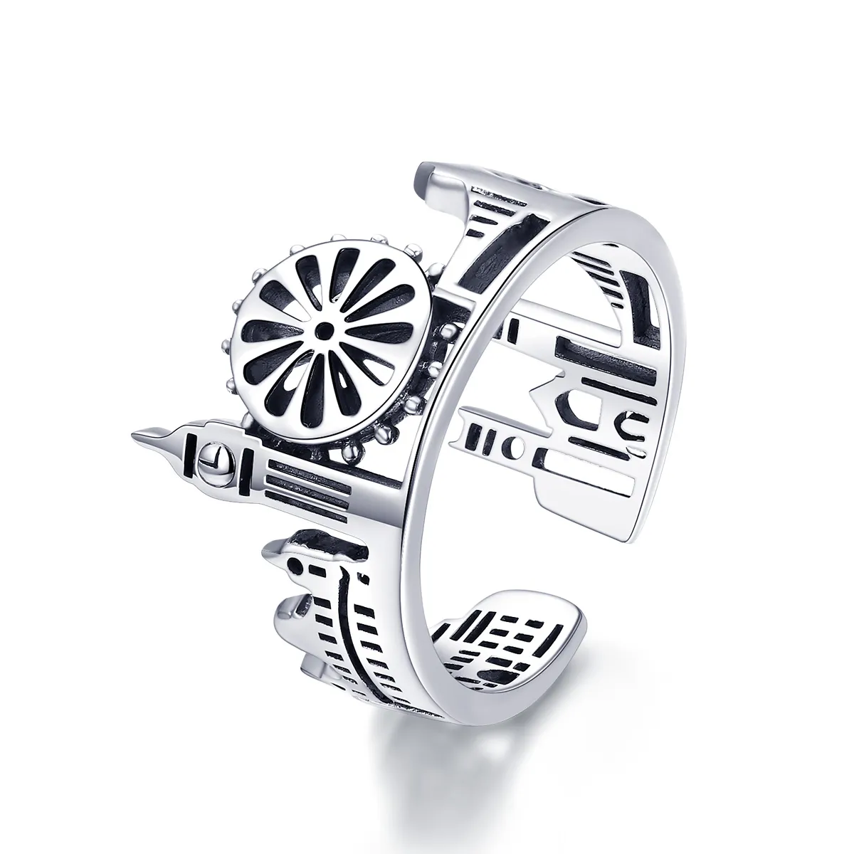 Silver London Ring - PANDORA Style - SCR474