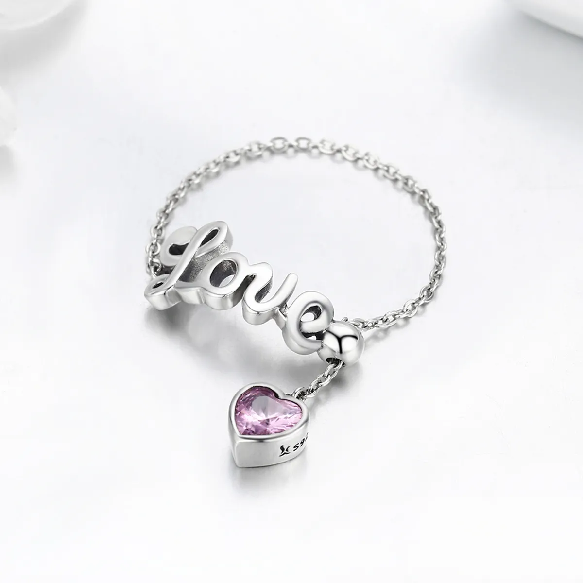 Silver Love Ring - PANDORA Style - SCR246