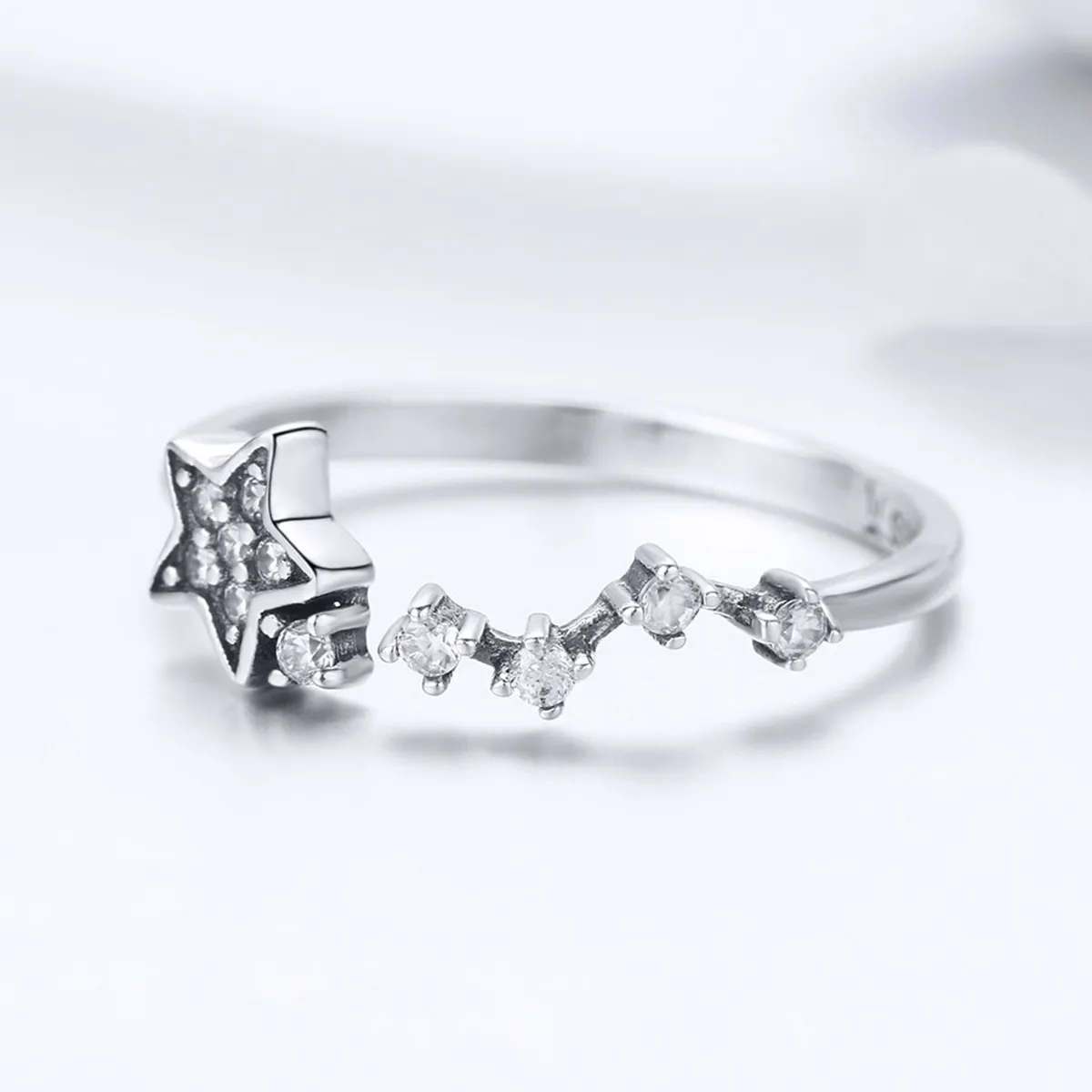 Silver Secret of Stars Ring - PANDORA Style - SCR440