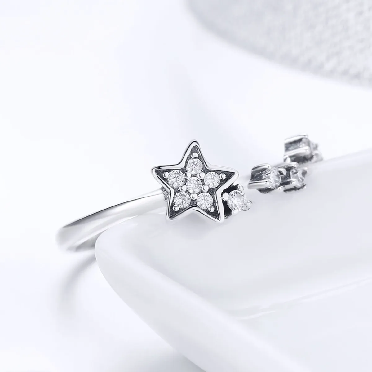 Silver Secret of Stars Ring - PANDORA Style - SCR440