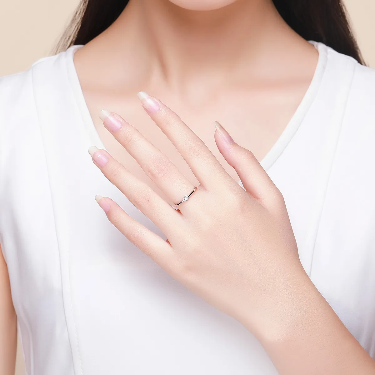 Silver Simple Grace Ring - PANDORA Style - SCR450