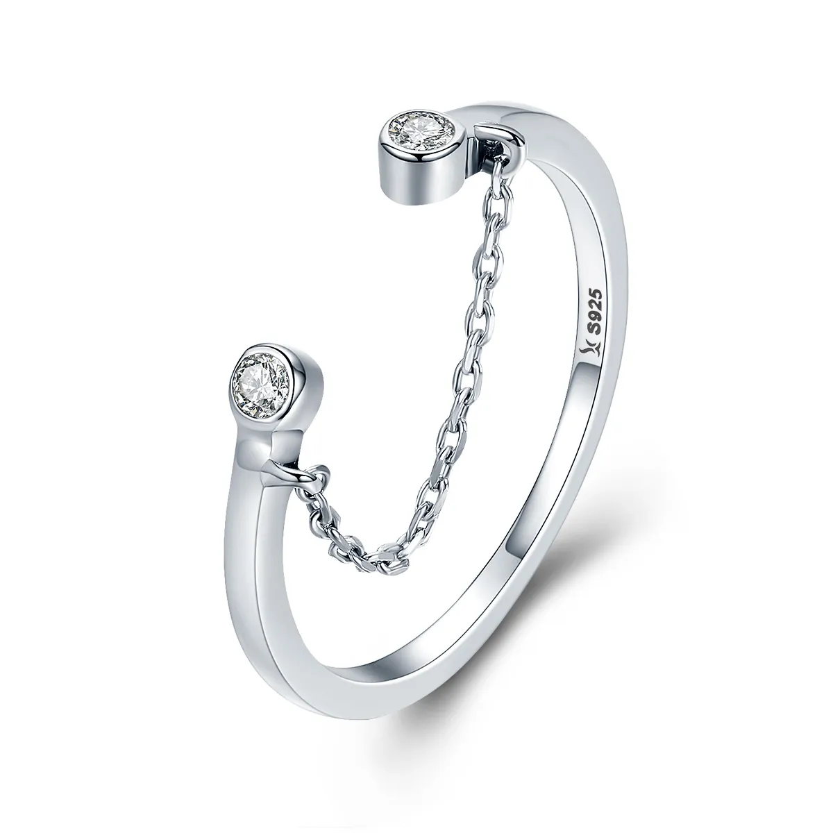 Silver Smile Face Ring - PANDORA Style - SCR216