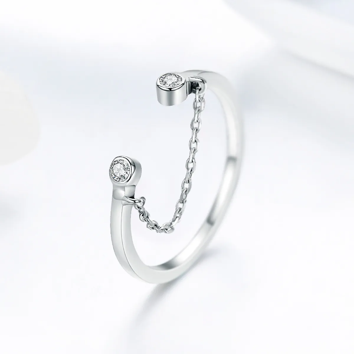 Silver Smile Face Ring - PANDORA Style - SCR216