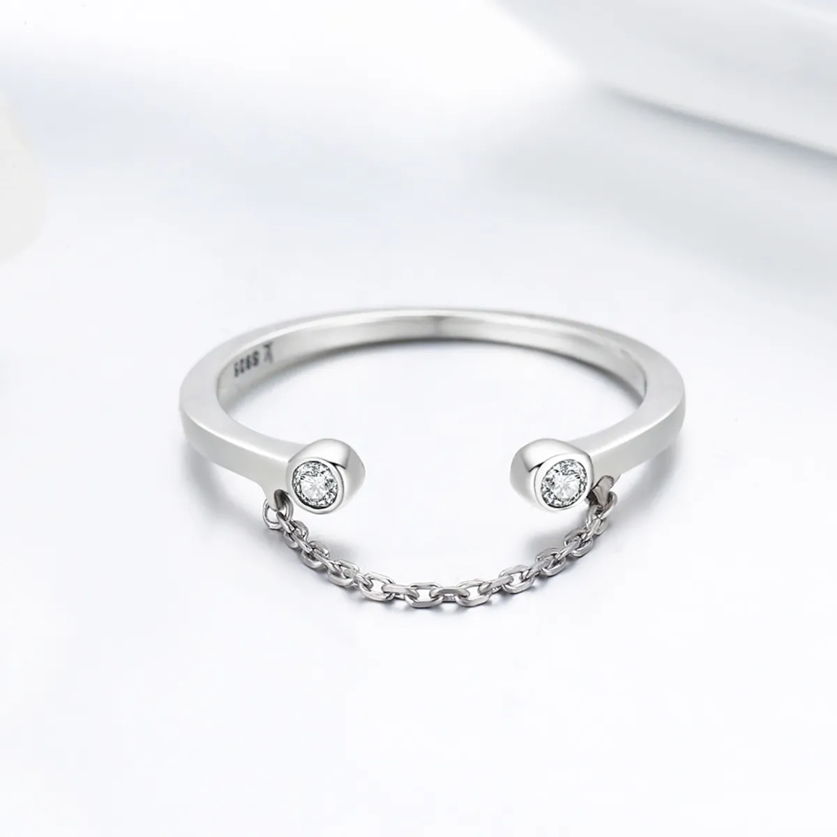 Silver Smile Face Ring - PANDORA Style - SCR216