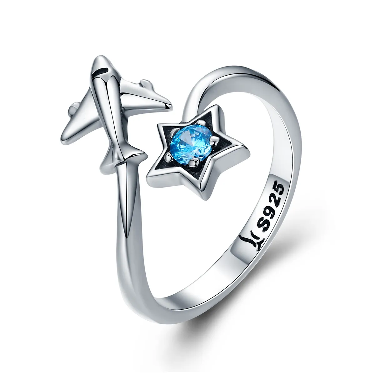 Silver Star Tours Ring - PANDORA Style - SCR322