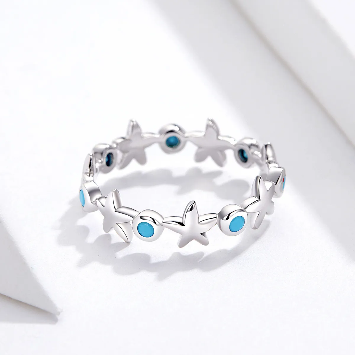 Silver Starfish Ring - PANDORA Style - SCR527