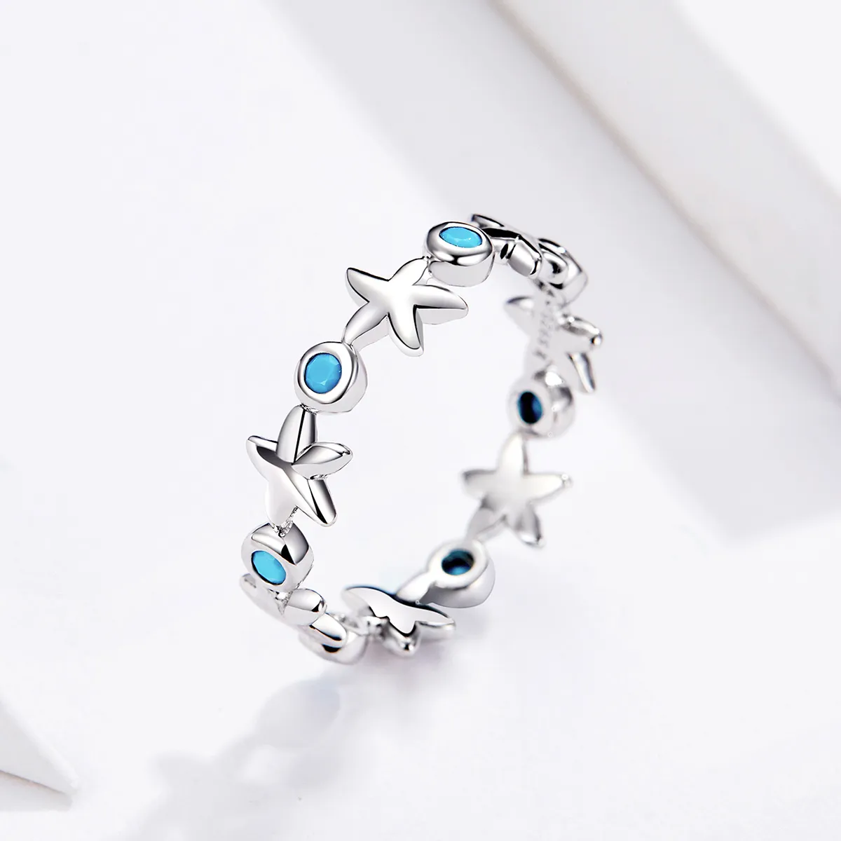 Silver Starfish Ring - PANDORA Style - SCR527