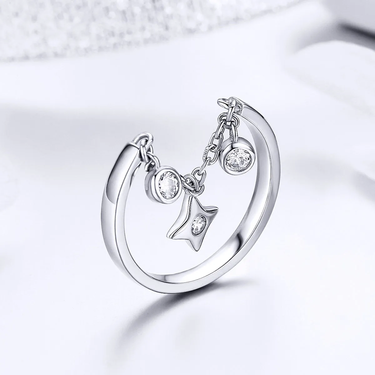 Silver Starry Sky Ring - PANDORA Style - SCR408