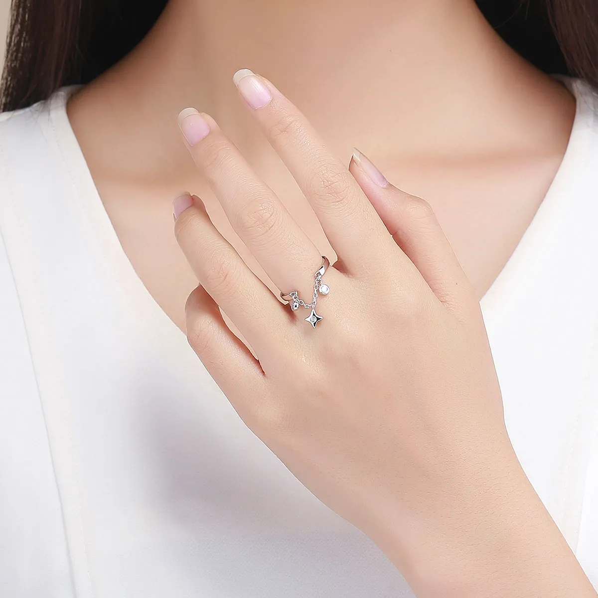 Silver Starry Sky Ring - PANDORA Style - SCR408