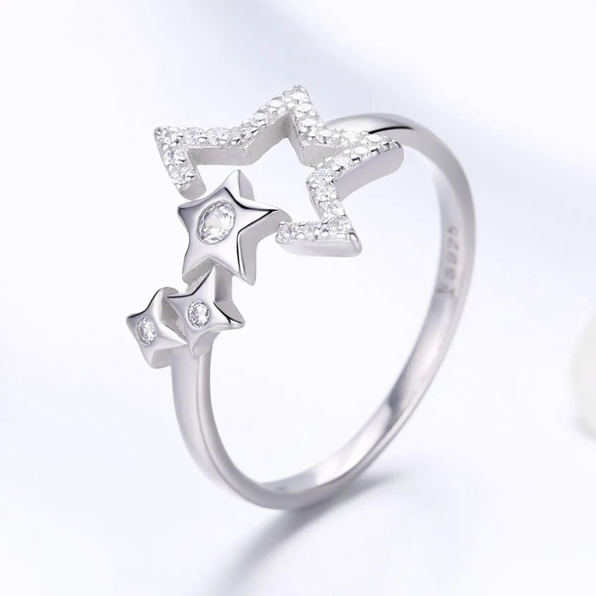 Silver Star's Waitting Ring - PANDORA Style - SCR452