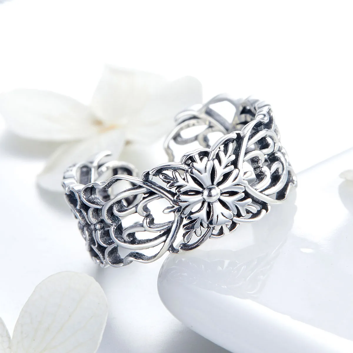 Silver Vintage Ring - PANDORA Style - SCR500